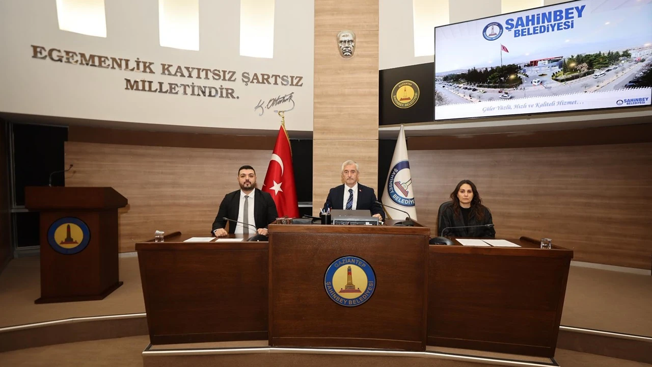 Şahinbey Belediyesi Aralık ayı meclis toplantısı yapıldı