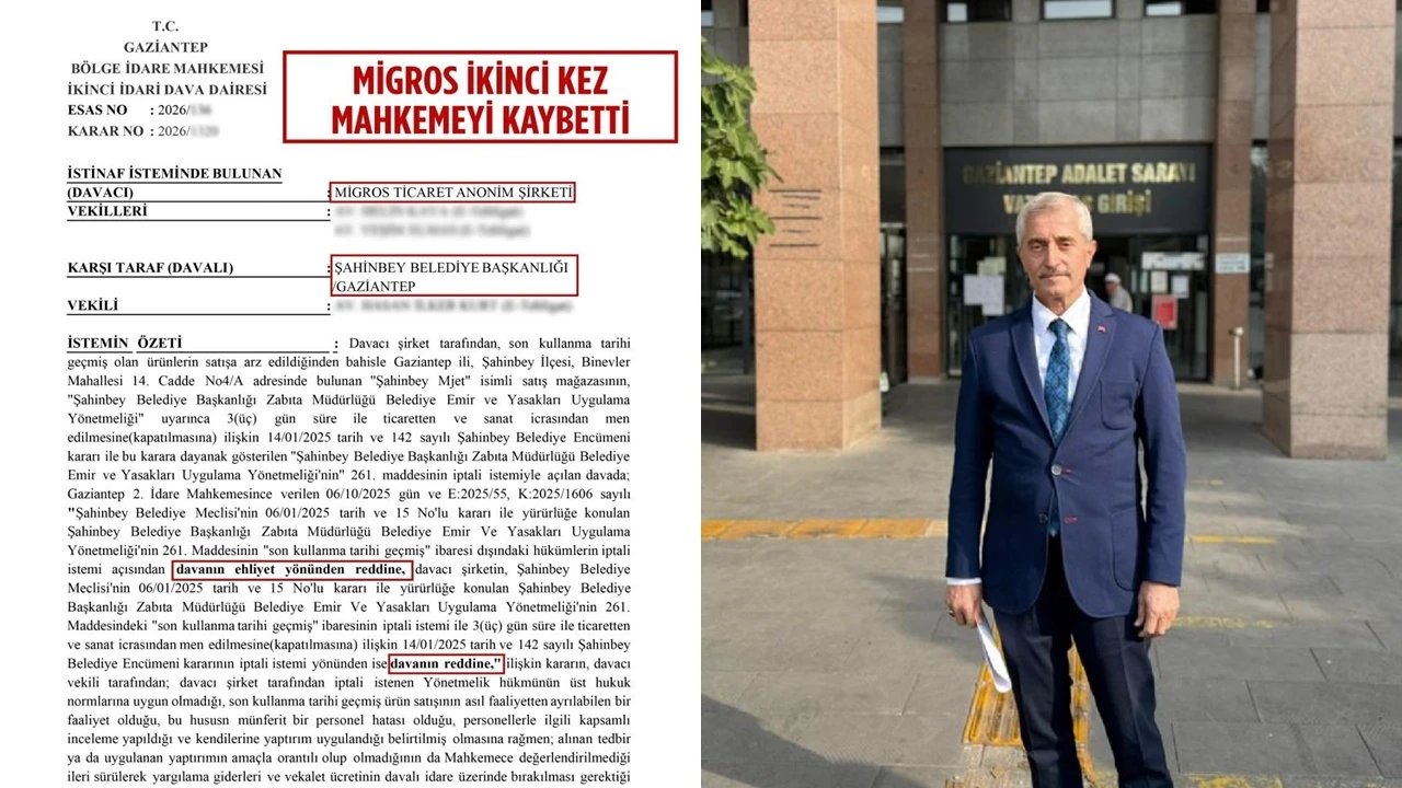 Şahinbey Belediyesi mahkemeyi ikinci kez kazandı 