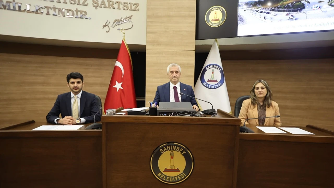 Şahinbey Belediyesi'nde Temmuz ayı meclis toplantısı