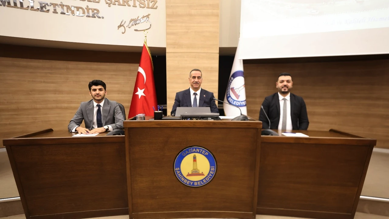 Şahinbey'de Ağustos ayı meclis toplantısı