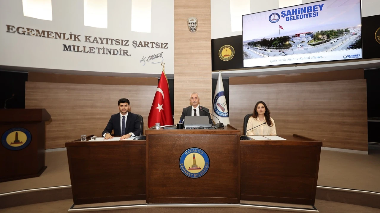 Şahinbey'de Ekim ayı olağan meclis toplantısı yapıldı