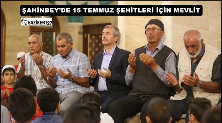 Şahinbey, şehitler i&ccedil;in mevlit okuttu