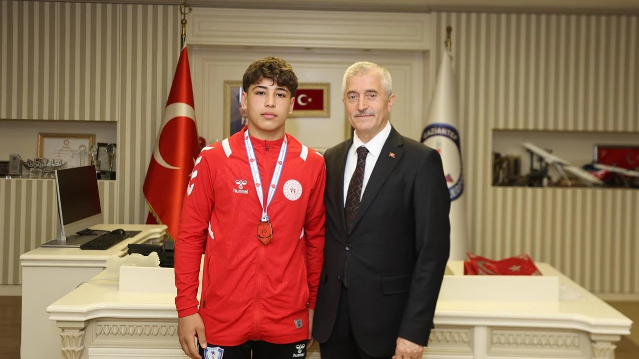 Şahinbey sporcusu Avrupa ikincisi oldu