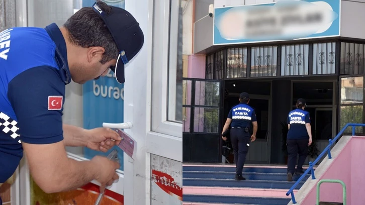 Şahinbey zabıta ekipleri okul kantinini kapattı!