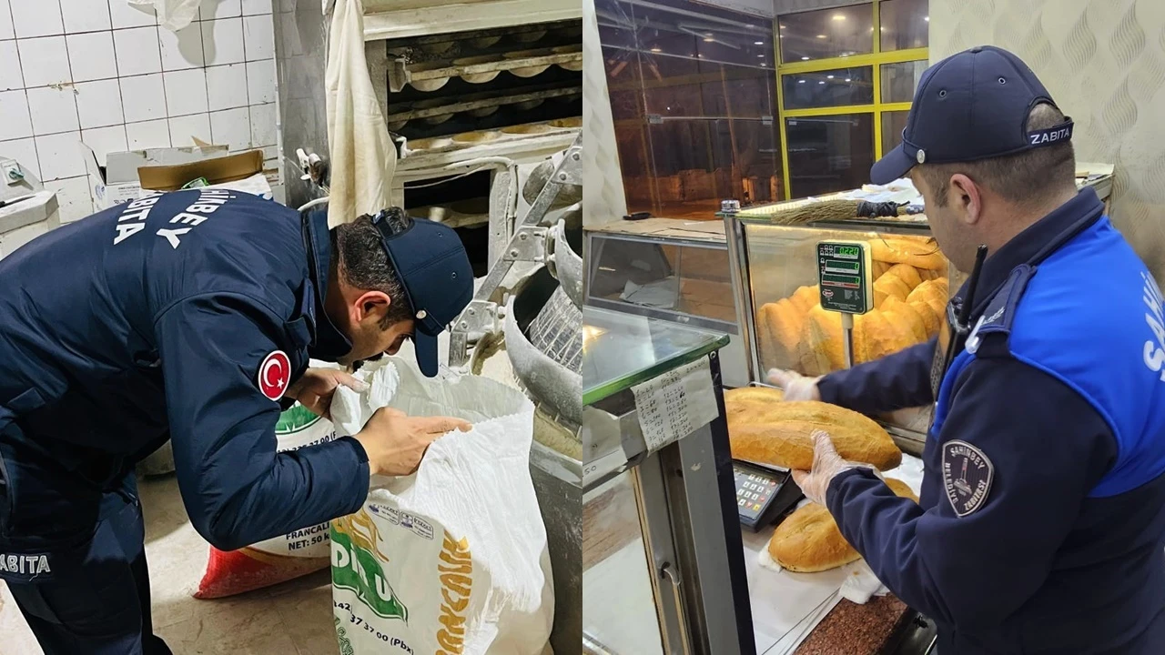 Şahinbey zabıtasından gece denetimi 