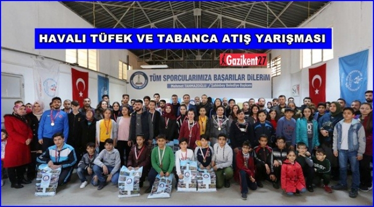 Şahinbey'de havalı tabanca yarışması