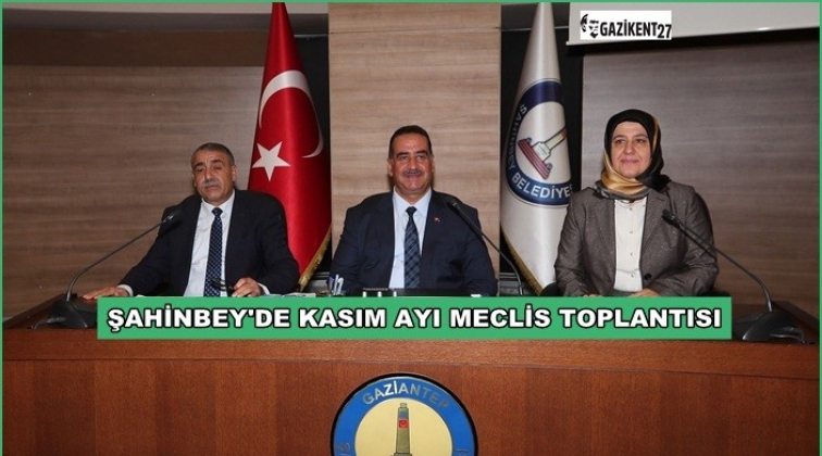 Şahinbey'de sakin meclis