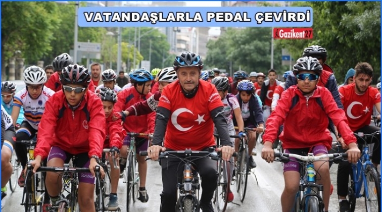 Şahinbey'den bisiklet turu