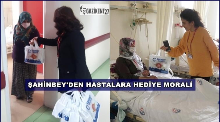 Şahinbey'den hastalara hediye