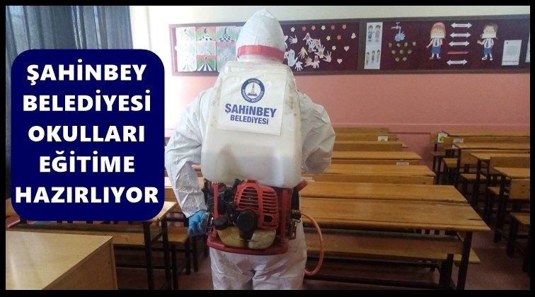 Şahinbey'den okullara dezenfekte