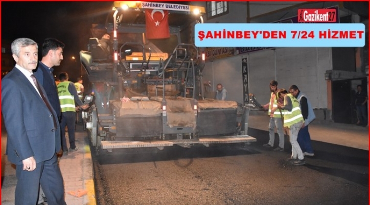 Şahinbey'te asfalt &ccedil;alışmaları aralıksız s&uuml;r&uuml;yor