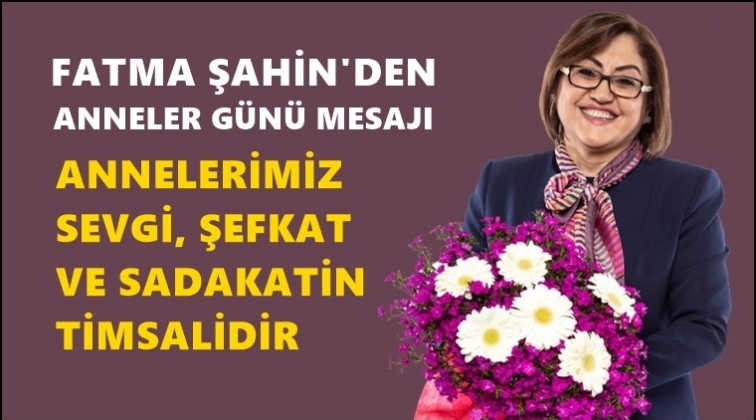 Şahin'den Anneler Günü mesajı