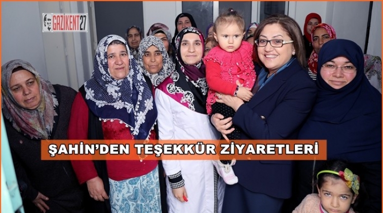 Şahin'den vatandaşlara teşekk&uuml;r