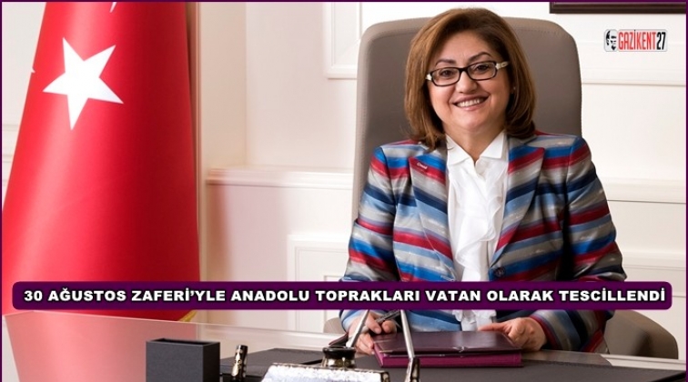 Şahin'den Zafer Bayramı mesajı