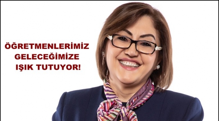 Şahin'nden Öğretmenler Günü mesajı