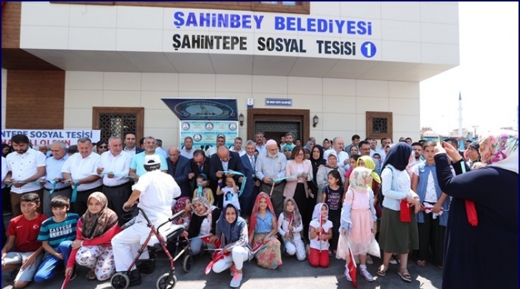 Şahintepe Sosyal Tesisi hizmete açıldı