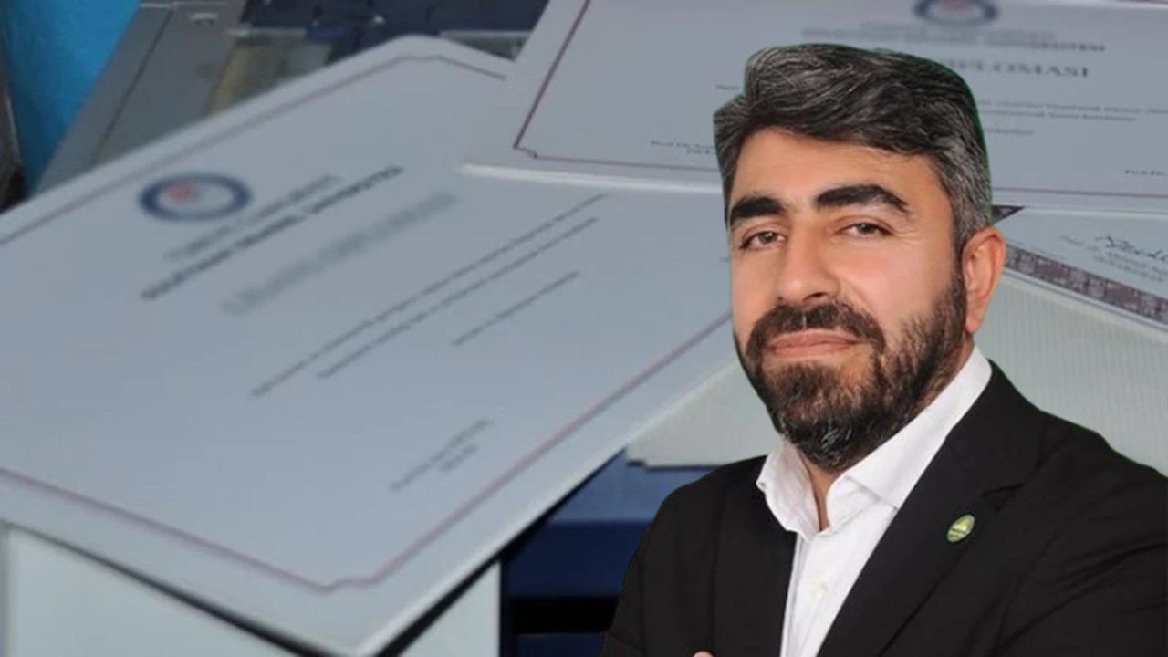 Sahte diploma alıp bir de mesaj atmış: Ahmet abi artık seninle meslektaş olduk!