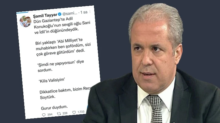 AKP'li Şamil Tayyar'ın şoförü Vali olmuş!