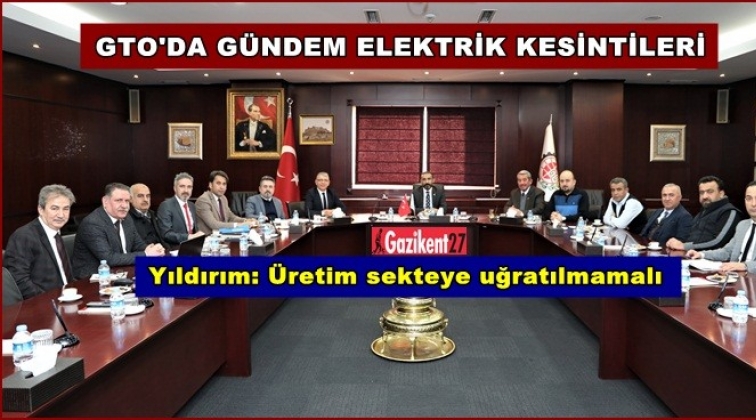 Sanayi b&ouml;lgelerindeki elektrik kesintileri