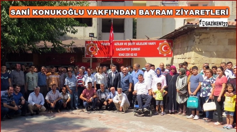 Sani Konukoğlu Vakfı'ndan bayram ziyaretleri
