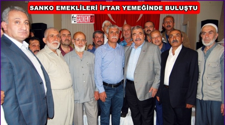 Sanko emeklileri, iftar yemeğinde buluştu