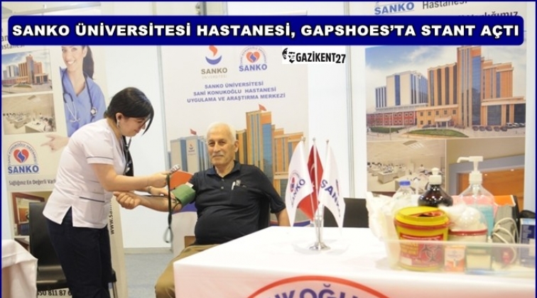 Sanko Hastanesi, Gapshoes'te stant a&ccedil;tı