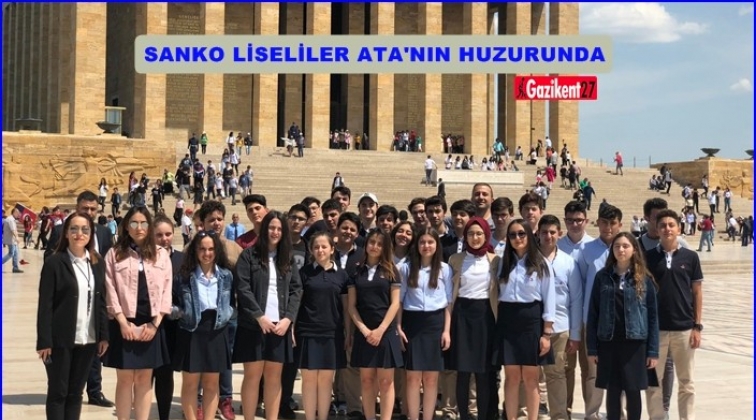 SANKO Liseleri Anıtkabir'i ziyaret etti