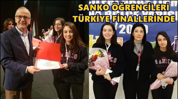 Sanko Okulları öğrencileri bölge birincisi