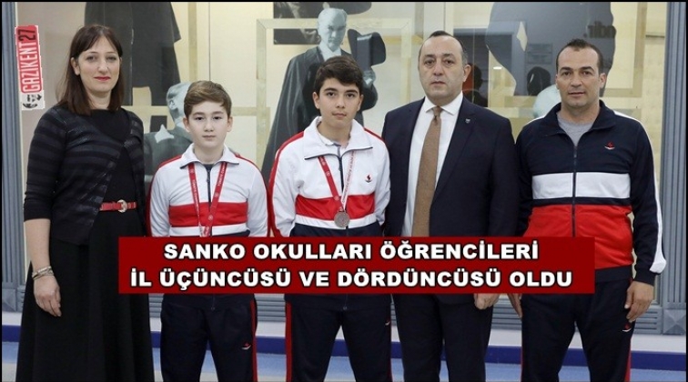 SANKO Okulları öğrencileri derece kazandı