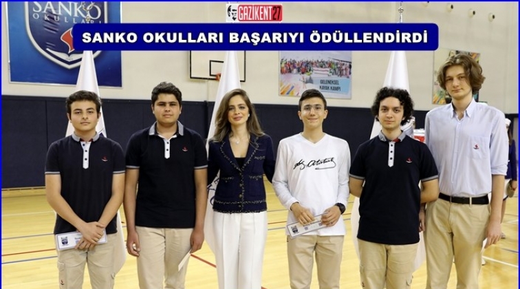 Sanko Okulları öğrencileri ödüllendirildi