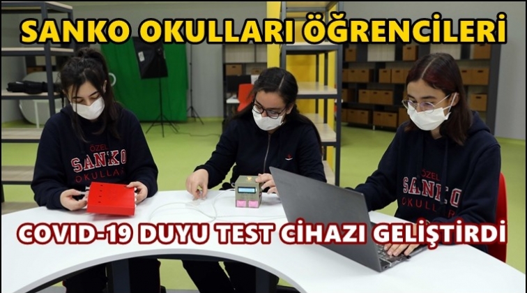 Sanko Okulları öğrencileri, test geliştirdi