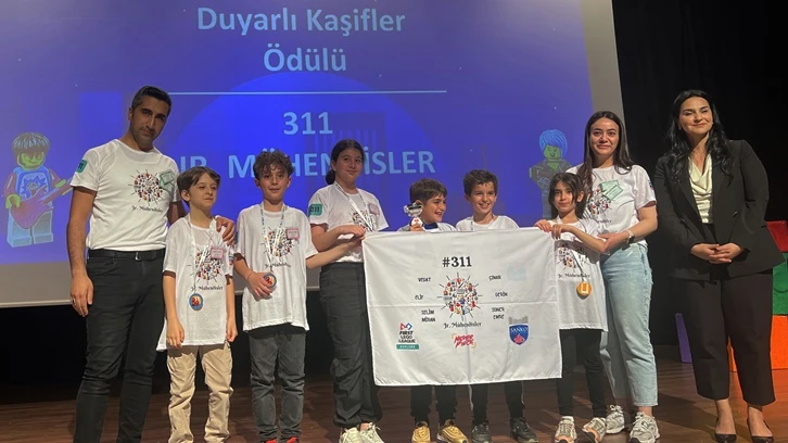 Sanko Okulları öğrencilerinin First Lego başarısı