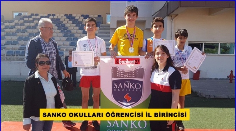 SANKO Okulları öğrencisi il birincisi