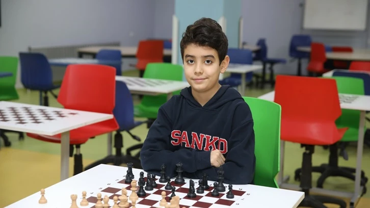 Sanko Okulları öğrencisi satrançta il üçüncüsü oldu