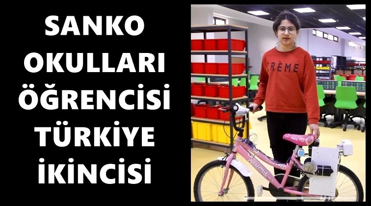 Sanko Okulları öğrencisi Türkiye ikincisi