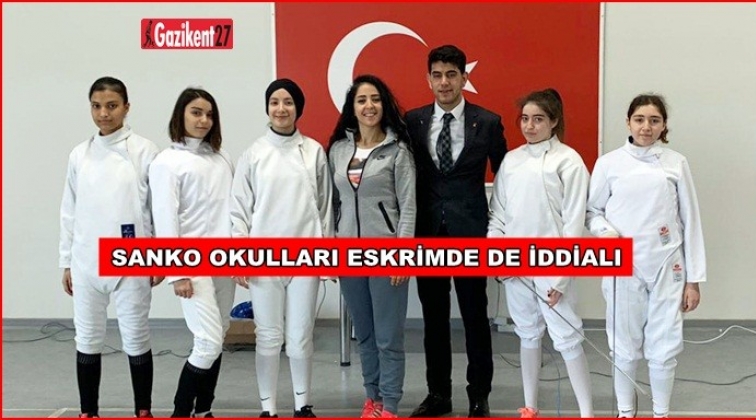 SANKO Okulları sporcuları Eskrim'de iddialı