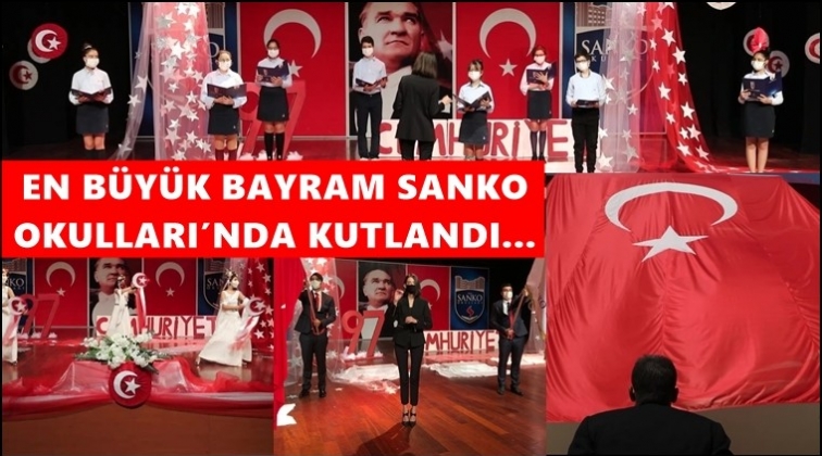 Sanko Okulları'nda coşkulu tören...