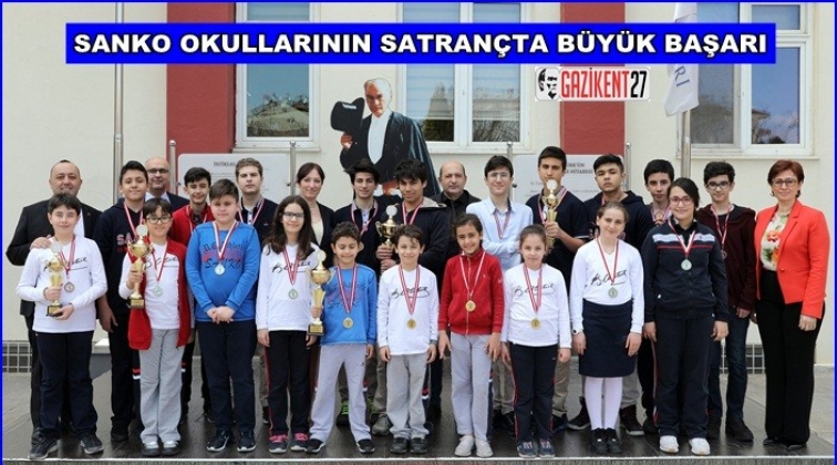 SANKO Okullarının satranç başarısı