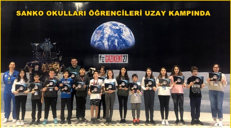 SANKO Ortaokulu öğrencileri Uzay Kampında