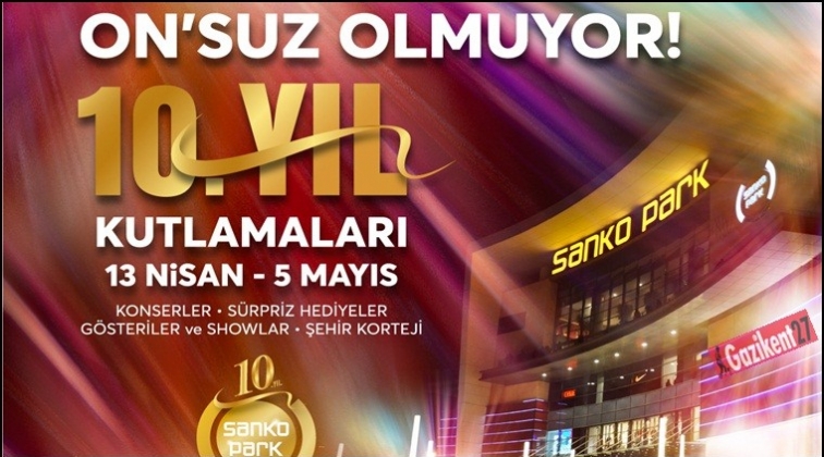 Sanko Park 10. yılında şehre baharı getiriyor!