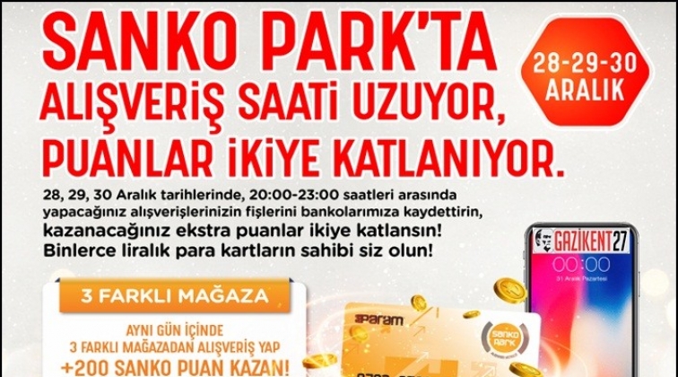 Sanko Park kazandırıyor