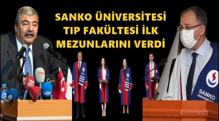 Sanko Tıp ilk mezunlarını verdi