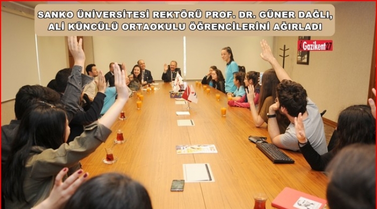 SANKO &Uuml;niversitesi &ouml;ğrencileri ağırladı