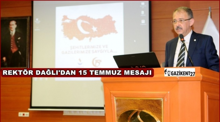 SANKO &Uuml;niversitesi&rsquo;nde 15 Temmuz t&ouml;reni