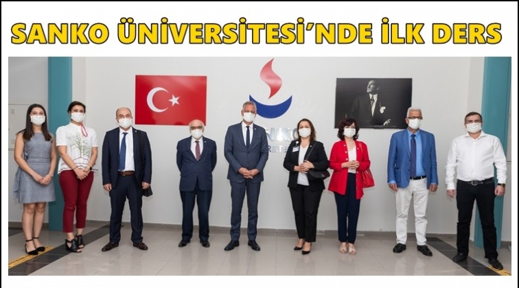 Sanko Üniversitesi'nde ilk ders heyecanı