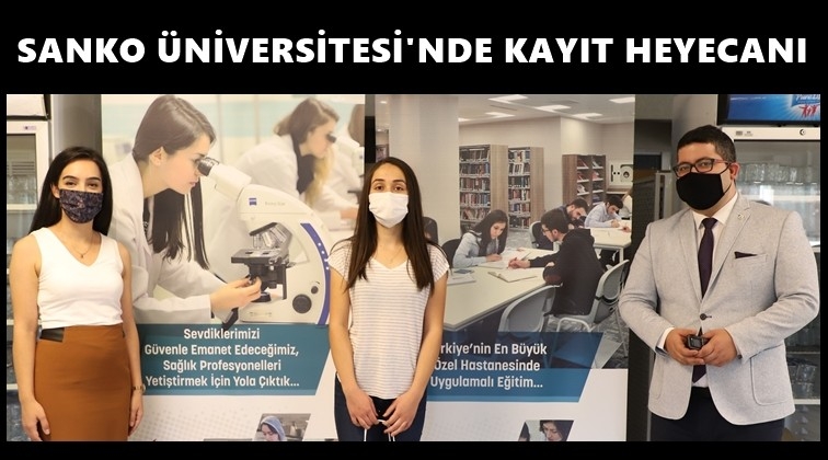 Sanko Üniversitesi'nde kayıt heyecanı