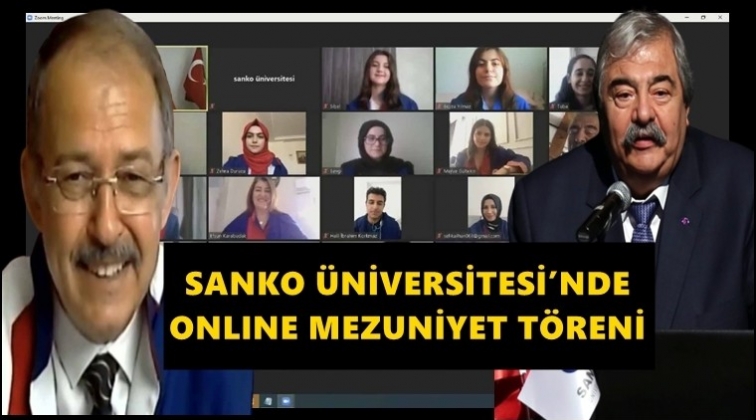 Sanko Üniversitesi'nde mezuniyet coşkusu