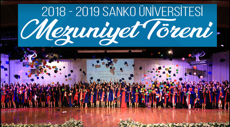 Sanko Üniversitesi'nde mezuniyet heyecanı