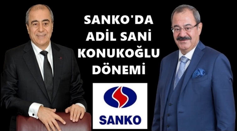 Sanko'da bayrak Adil Konukoğlu'nda...