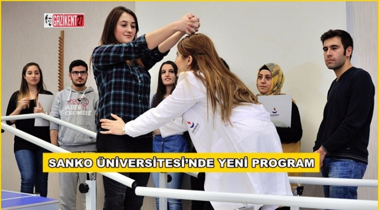 Sanko'da Fizyoterapi ve Rehabilitasyon Programı a&ccedil;ılıyor